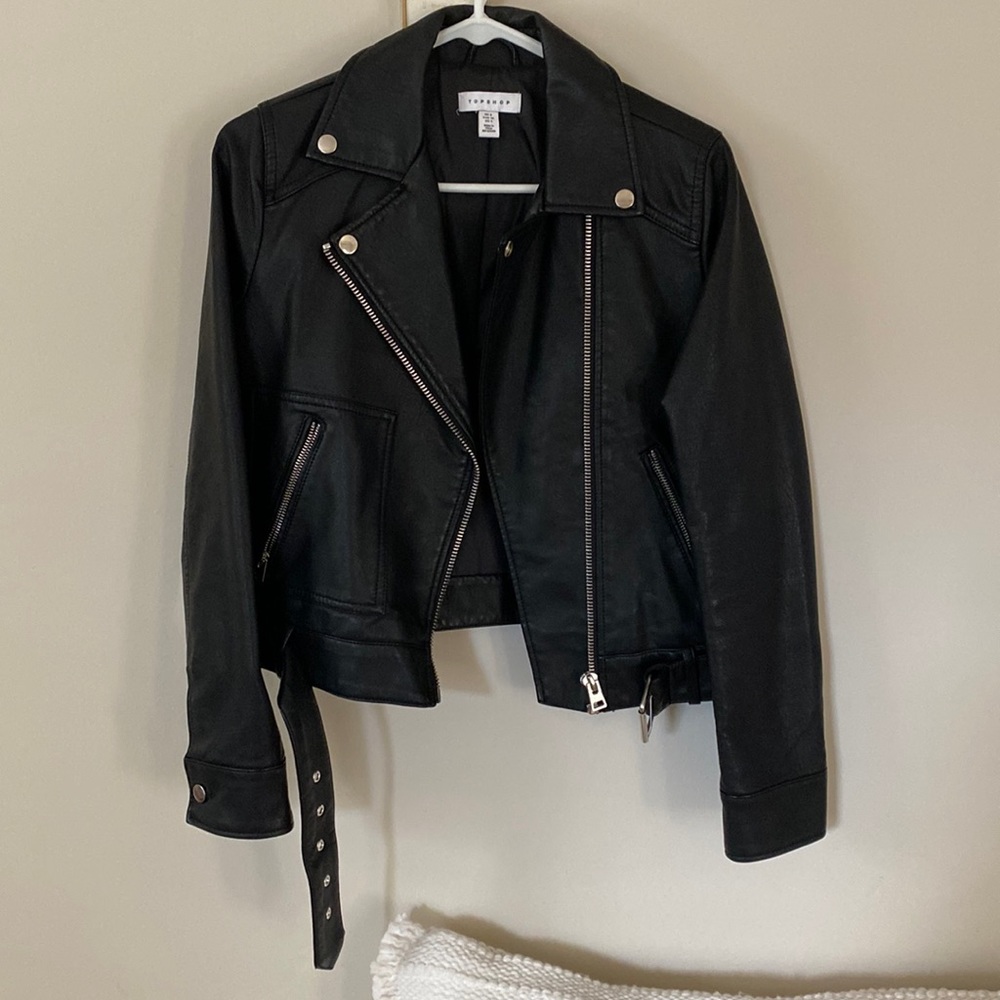TopShop Faux Leather Jacket